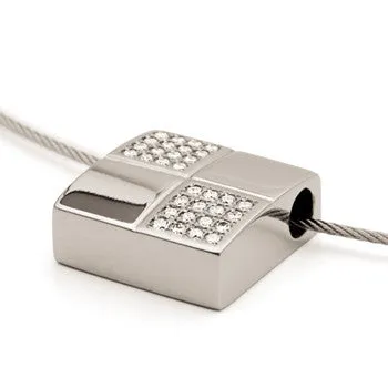 0717-04 Boccia Titanium Pendant  (choose chain separately)