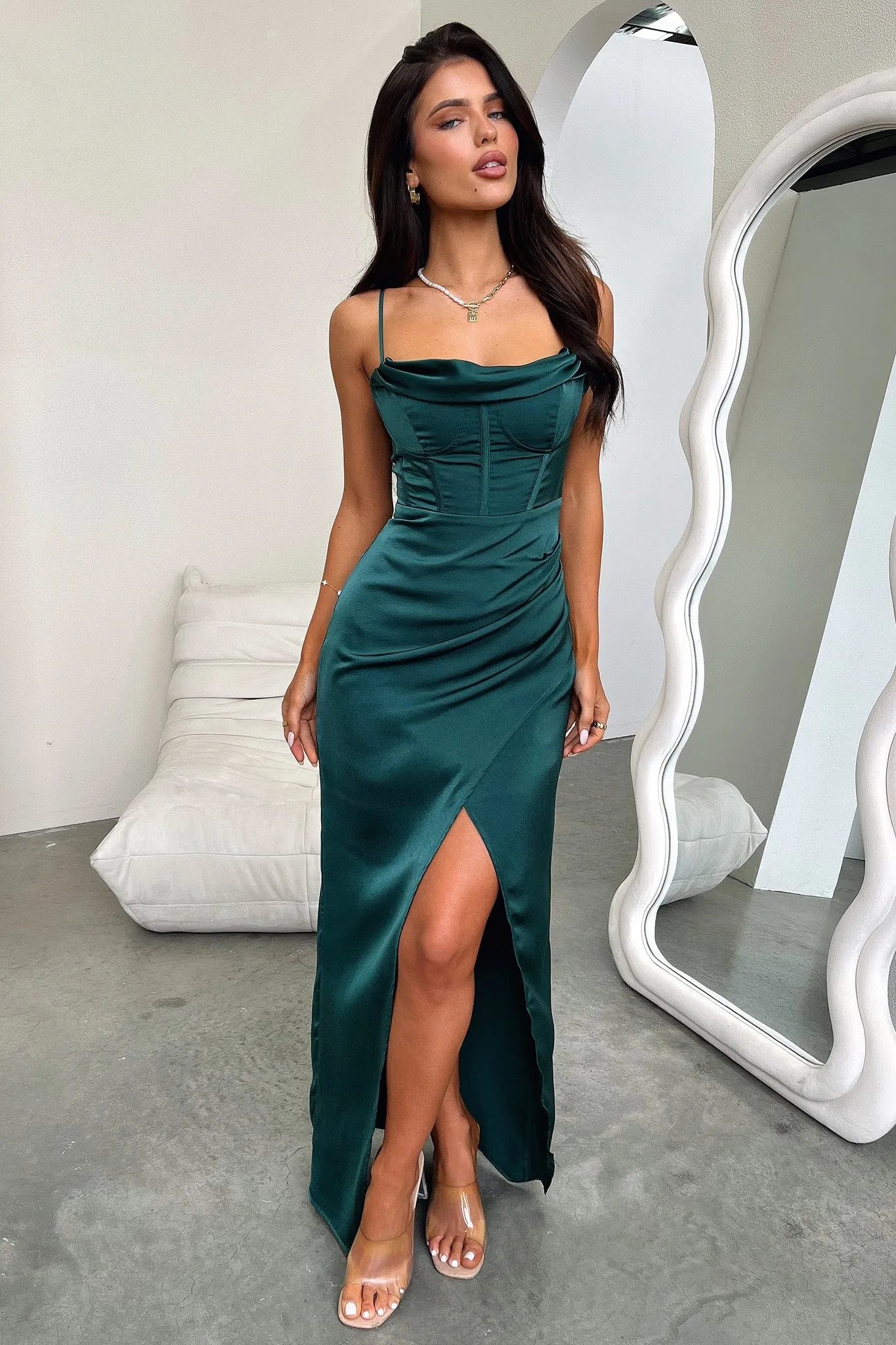 Aiana Dress - Emerald