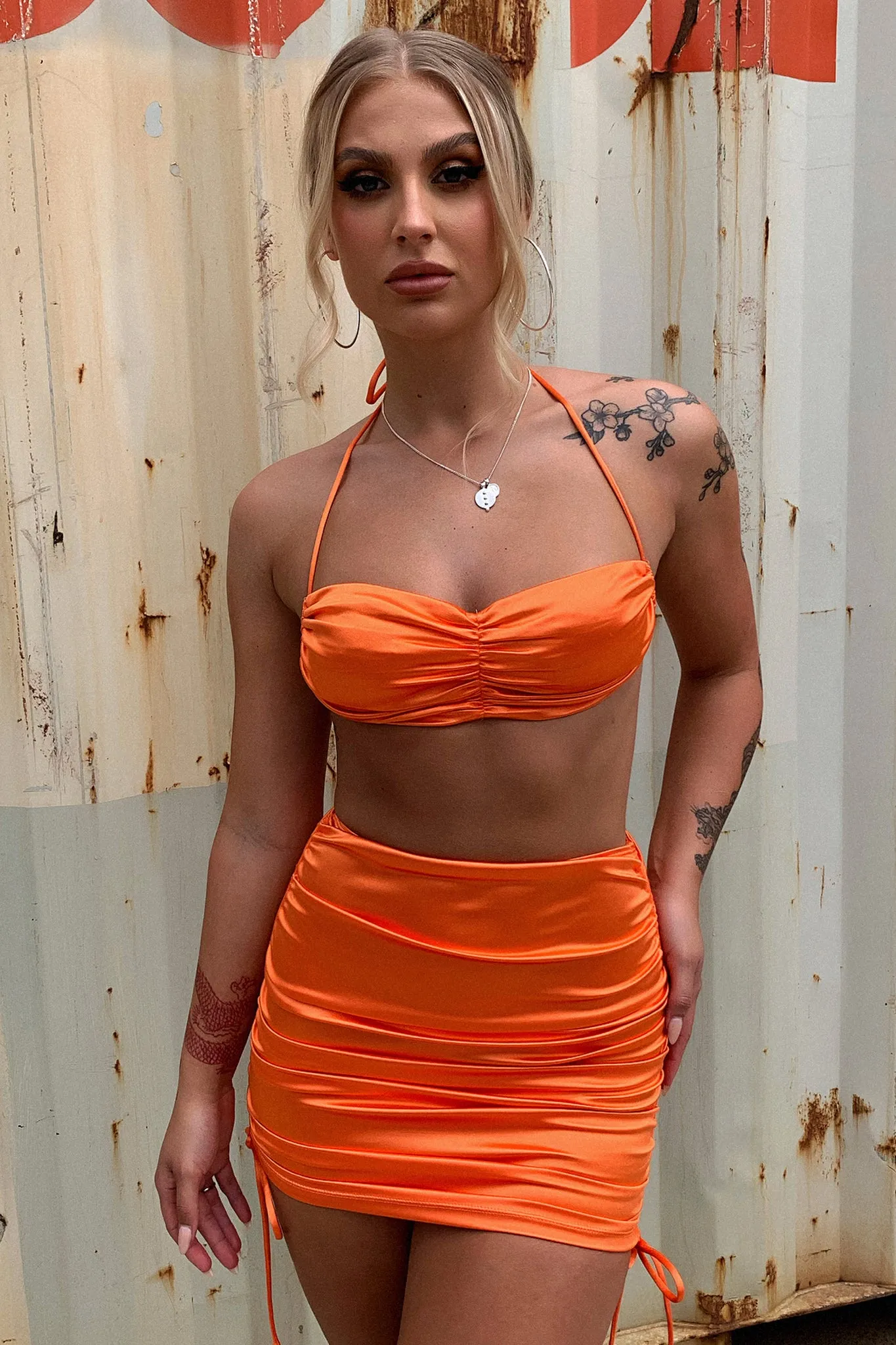 Alannah Crop - Orange