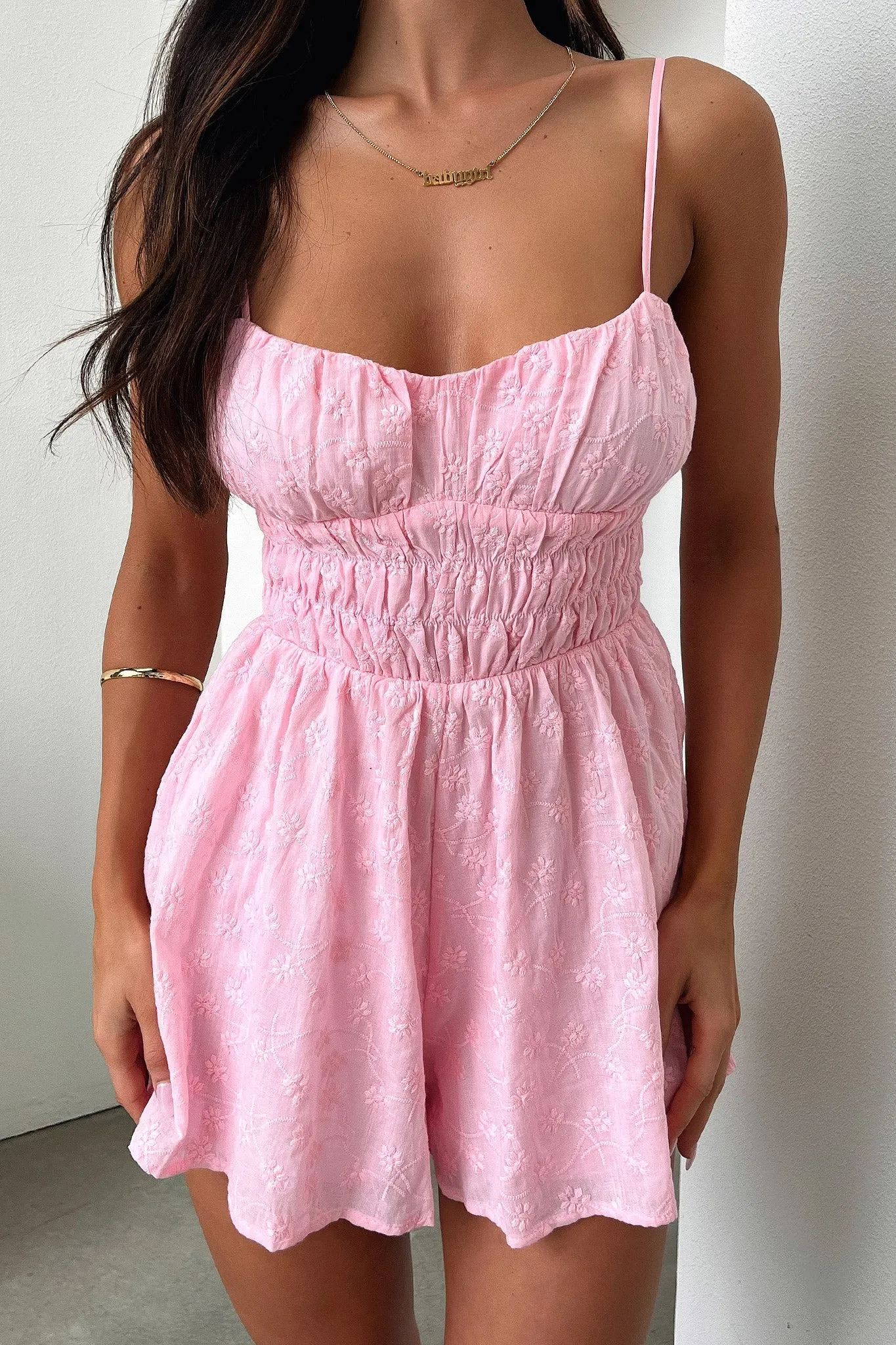 Armida Playsuit - Pink