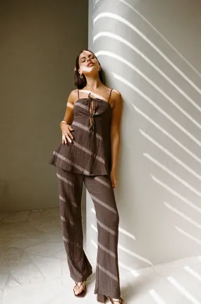 Ashton Jumpsuit - Chocolate