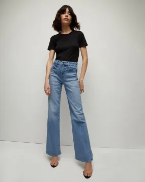 Crosbie Patch Pocket Wide-Leg Jean