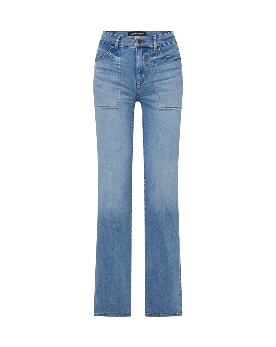 Crosbie Patch Pocket Wide-Leg Jean