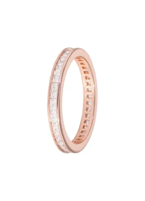 Emilia by Bon Dep - Eternity Ring Square Rose