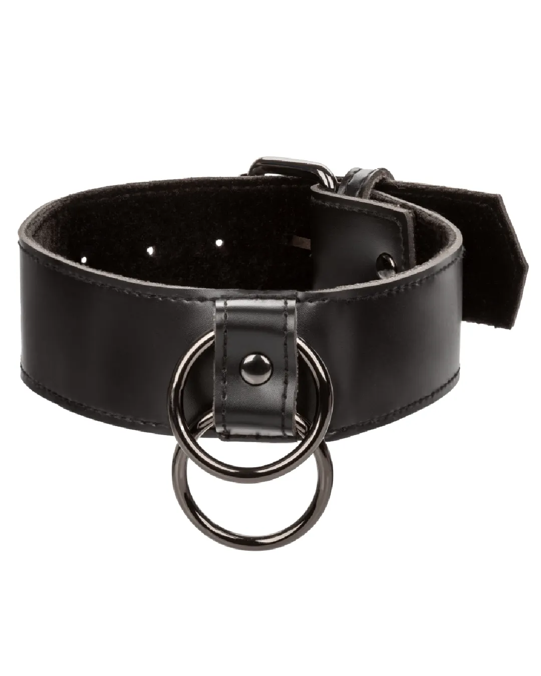 Euphoria Vegan Leather Collar With Chain Leash