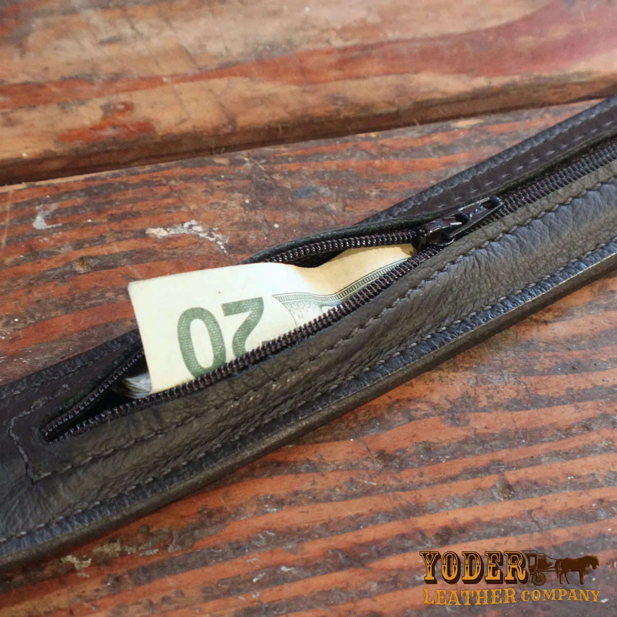 Hippo Black Money Belt