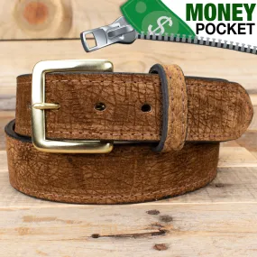 Hippo Tan Money Belt