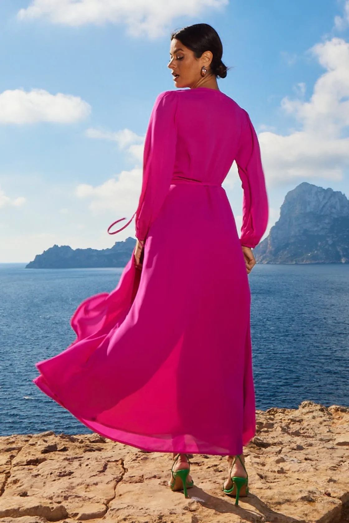 Jagger Maxi Dress in Magenta