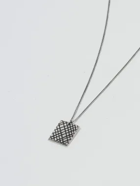 jr smith jewellery, pendant, waffle