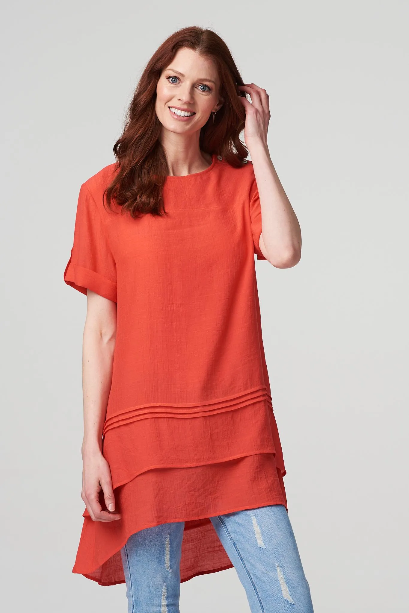 Layered Longline Tunic Top