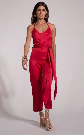 Lexi Jumpsuit in Red