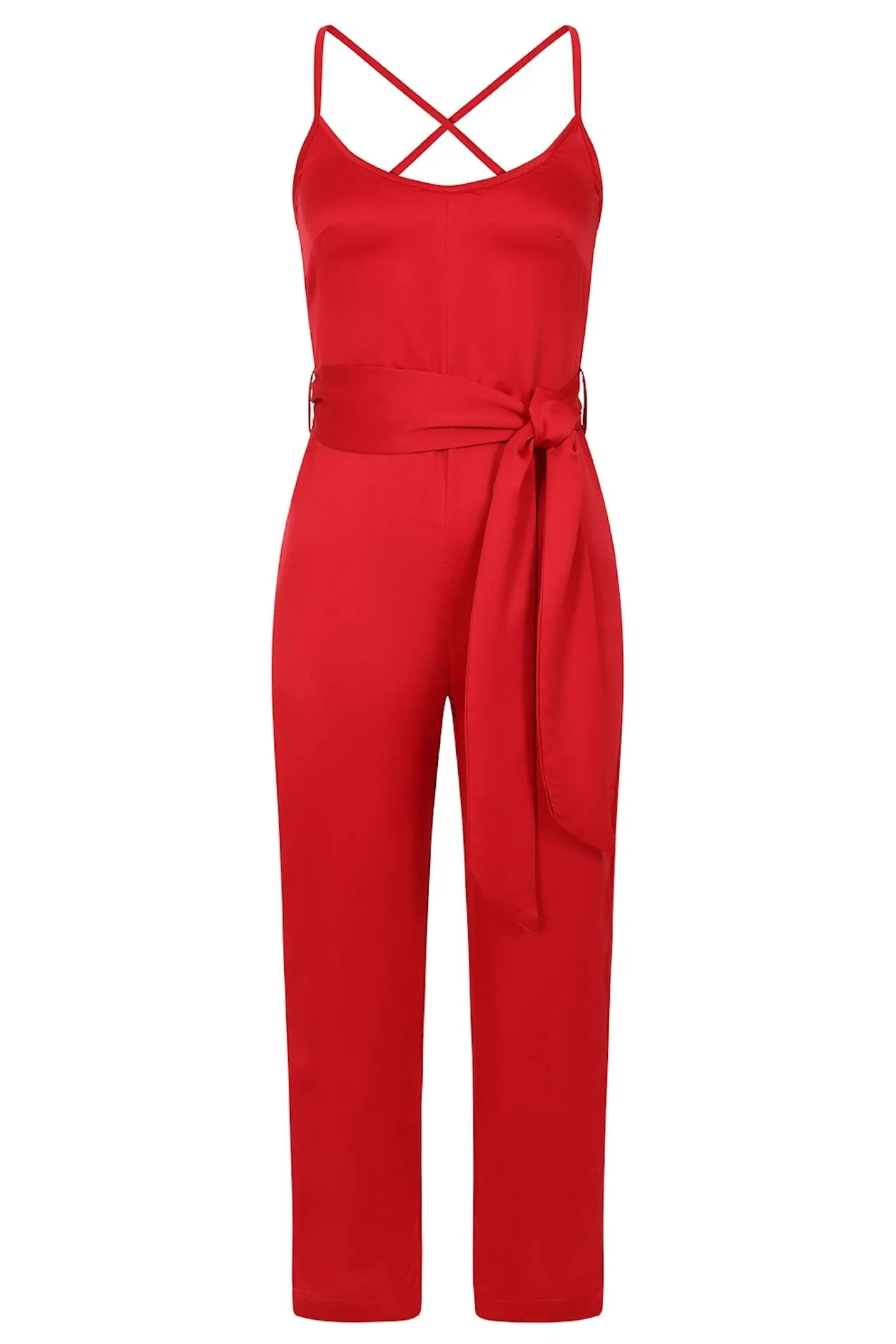 Lexi Jumpsuit in Red