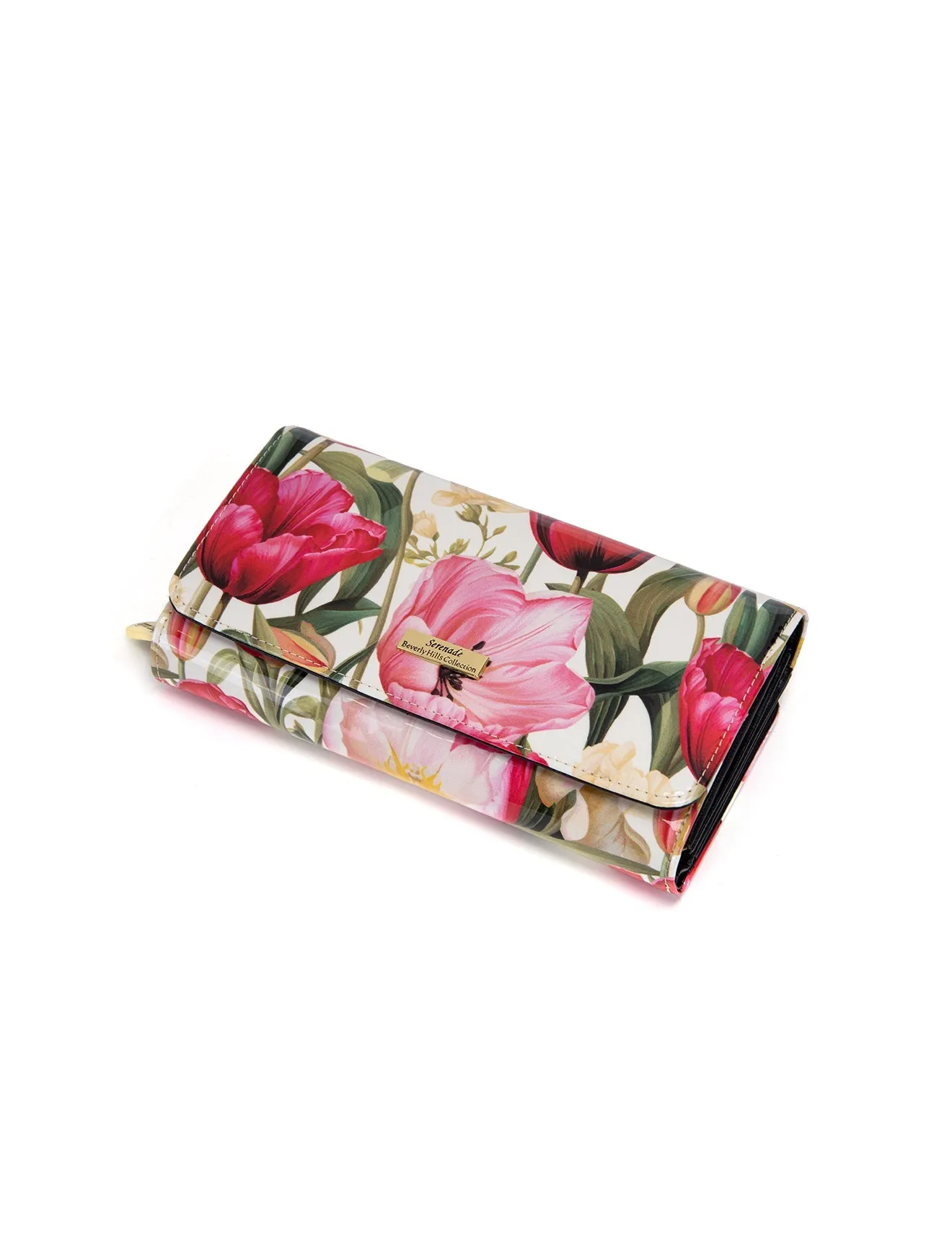 Serenade - WSF2101 Spring Tulip Large Leather Wallet with RFID