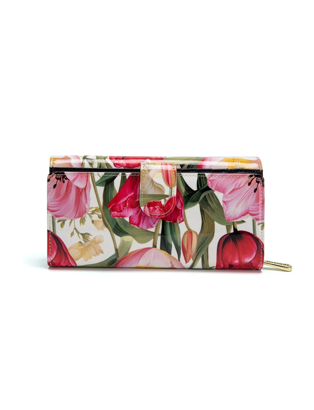 Serenade - WSF2101 Spring Tulip Large Leather Wallet with RFID