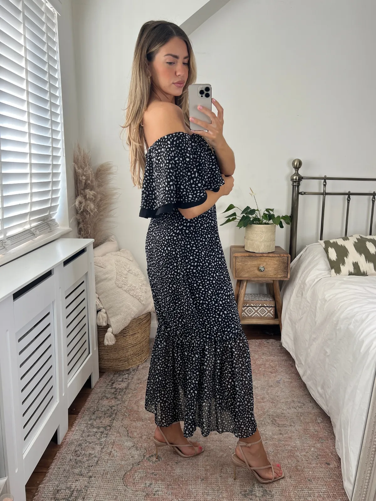 Tara Bandeau Dress / Mono Spot